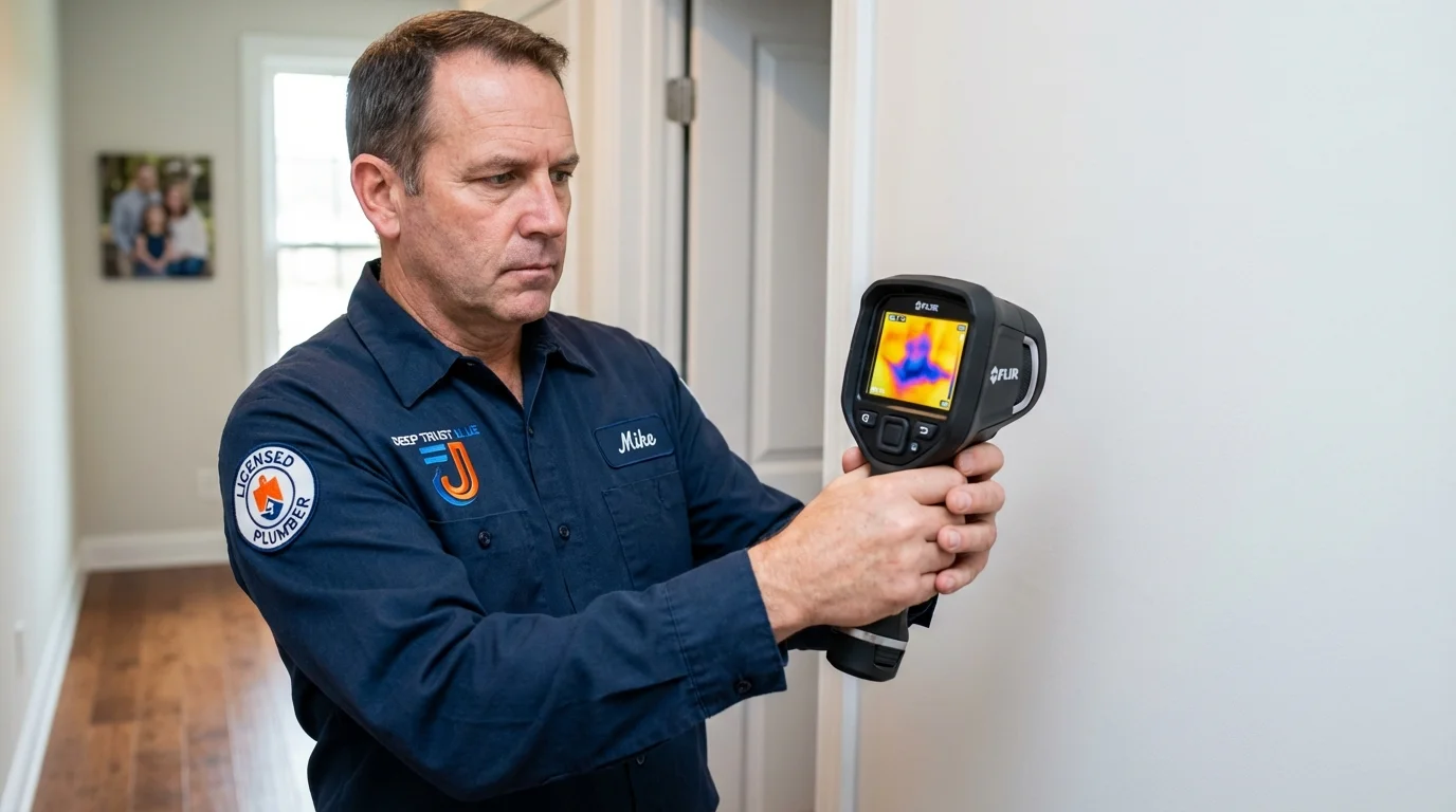 Thermal imaging leak detection by Johns Plumbing LLC in Placerville